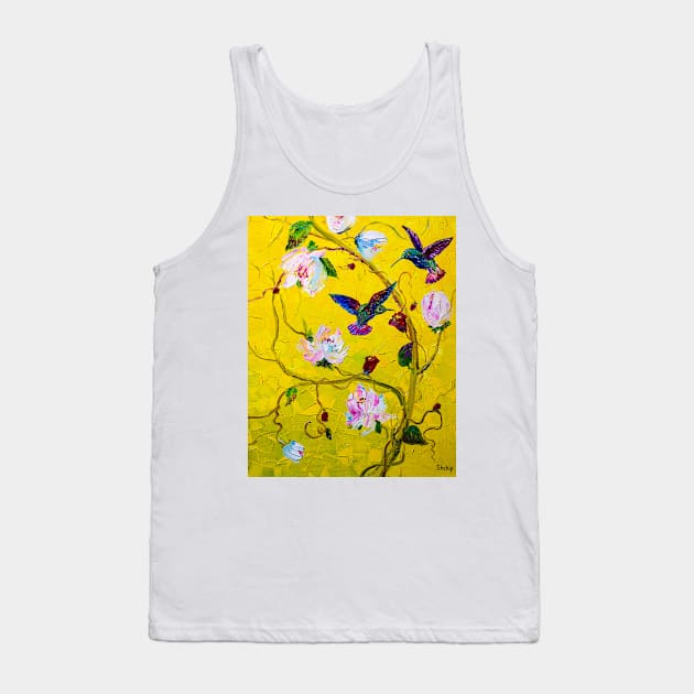 Hummingbird Tank Top by NataliaShchip